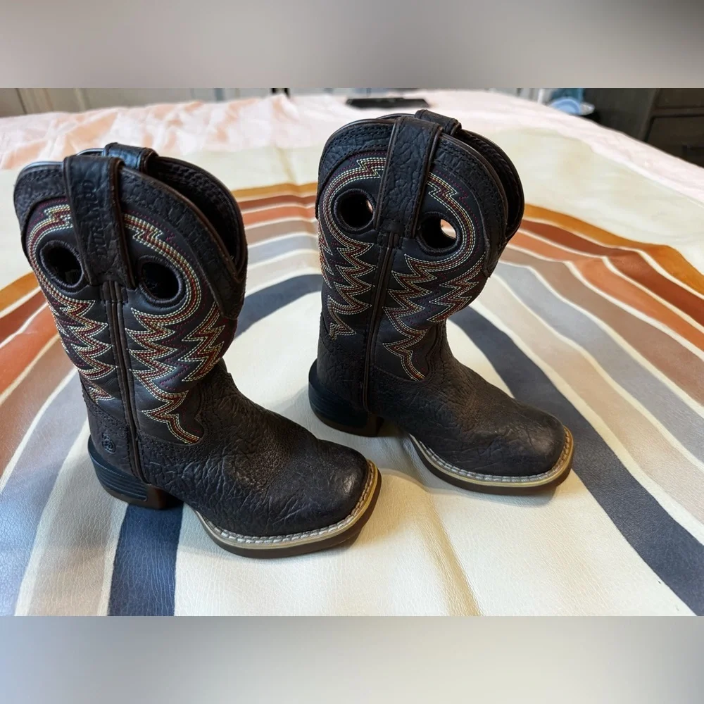 Durango® Lil' Rebel Pro™ Little Kid's Brown Western Boot Size 9C